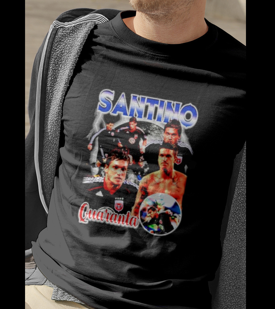Santino Quaranta Soccer Montage DC United Moments T-Shirt