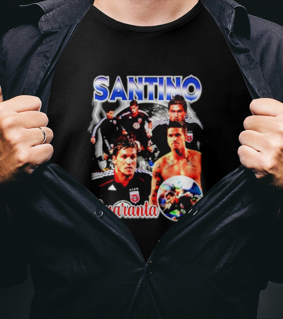 Santino Quaranta Soccer Montage DC United Moments T-Shirt