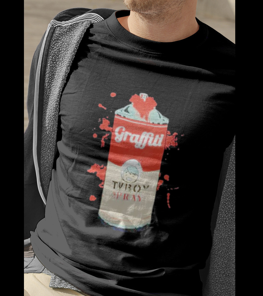 Graffiti TV Boy Spray Can Art Shawn Stockman T-Shirt
