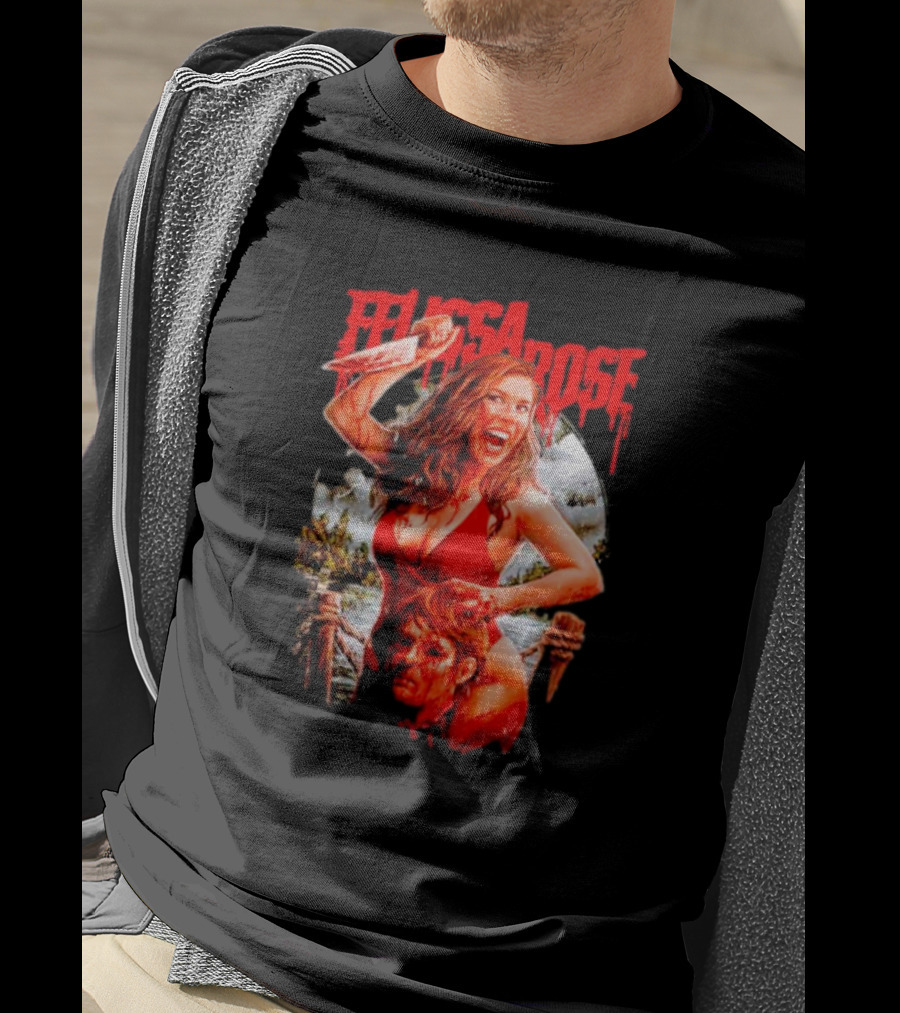 Felissa Rose Off With Your Head Horror Movie T-Shirt