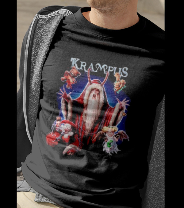 Krampus Unleash The Holiday Mischief Don't Open Till Christmas T-Shirt
