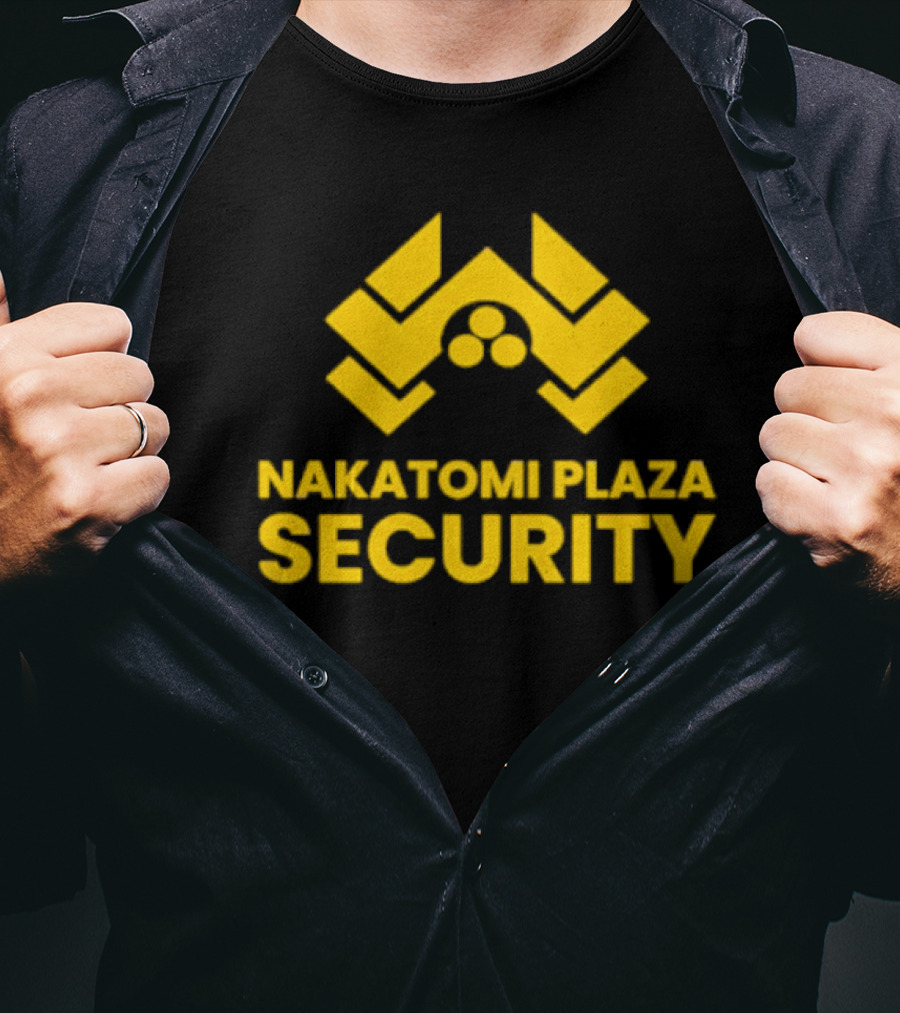 Nakatomi Plaza Security Die Hard Christmas Movie T-Shirt