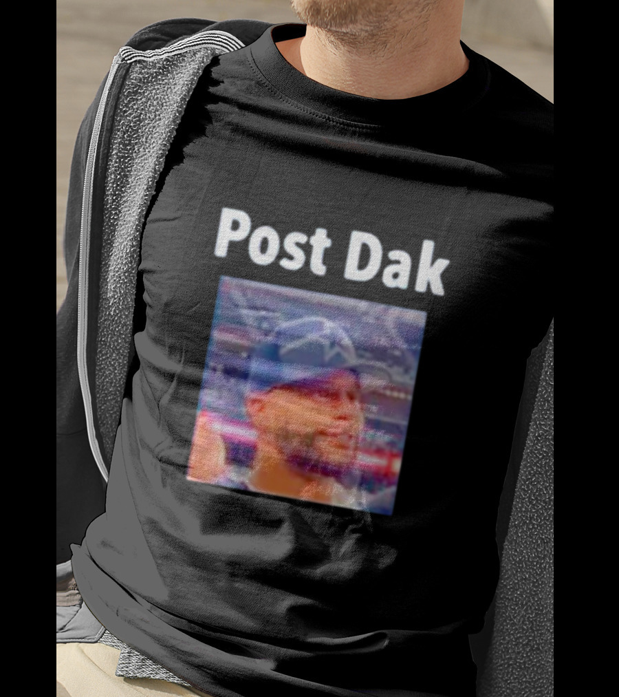 Post Dak Cowboys Star Quarterback Image T-Shirt