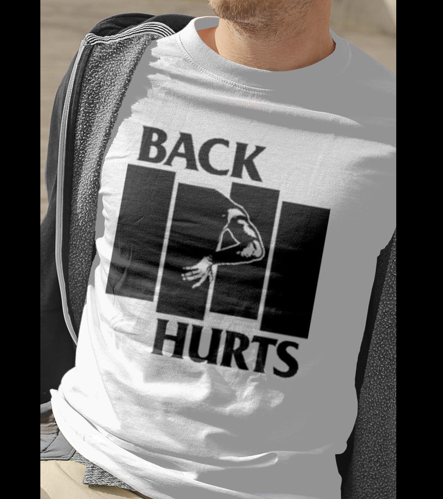 Black Flag Back Hurts T-Shirt