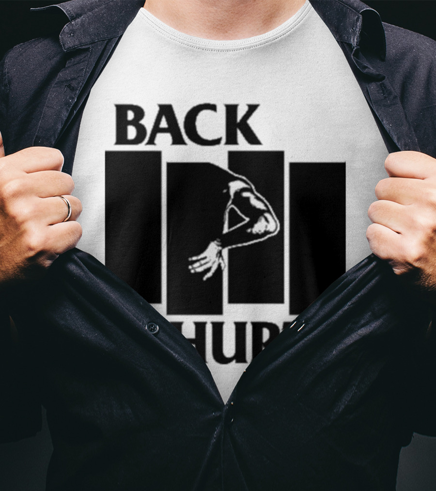 Black Flag Back Hurts T-Shirt
