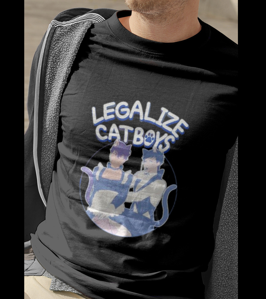Legalize Catboys Dan And Phil-Inspired Fandom Concept T-Shirt