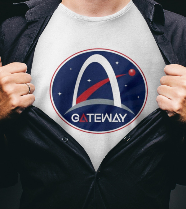Gateway Program NASA Inspired St. Louis Arch T-Shirt