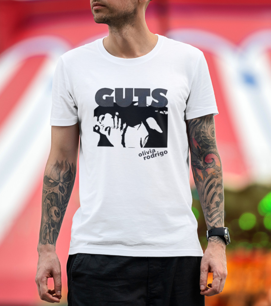 Guts Olivia Rodrigo Glittering T-Shirt