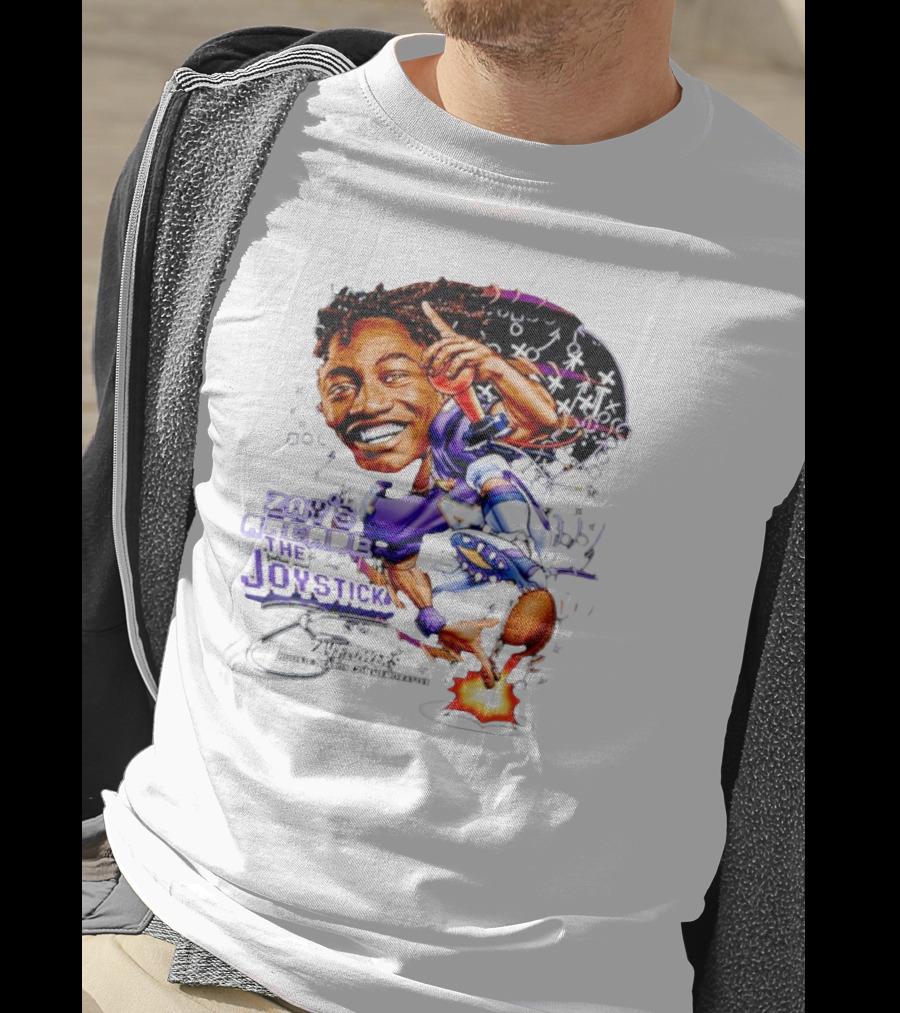 Zay’s Arcade The Joystick Zay Flowers Rookie Season Collaborator T-Shirt