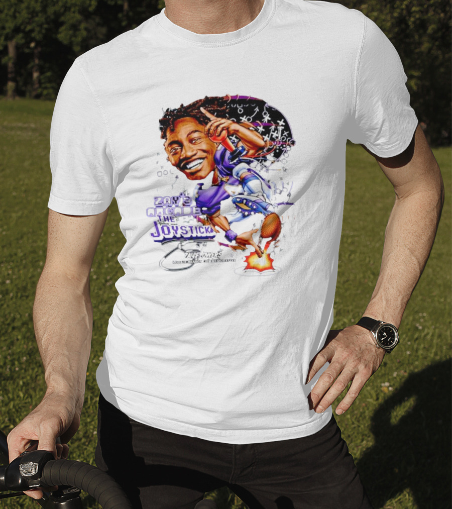 Zay’s Arcade The Joystick Zay Flowers Rookie Season Collaborator T-Shirt