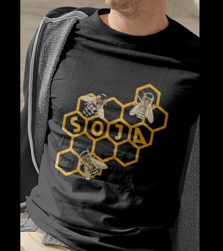 SOJA Bee Honeycomb T-Shirt
