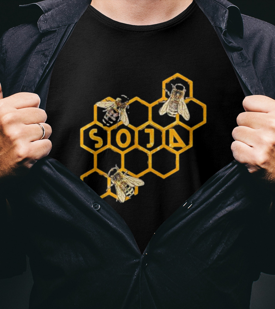 SOJA Bee Honeycomb T-Shirt