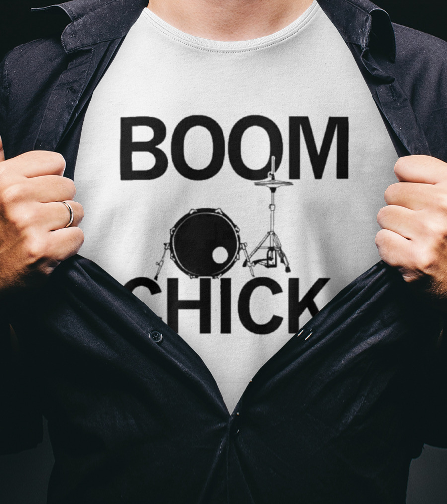 Boom Chick Drums Band Music T-Shirt