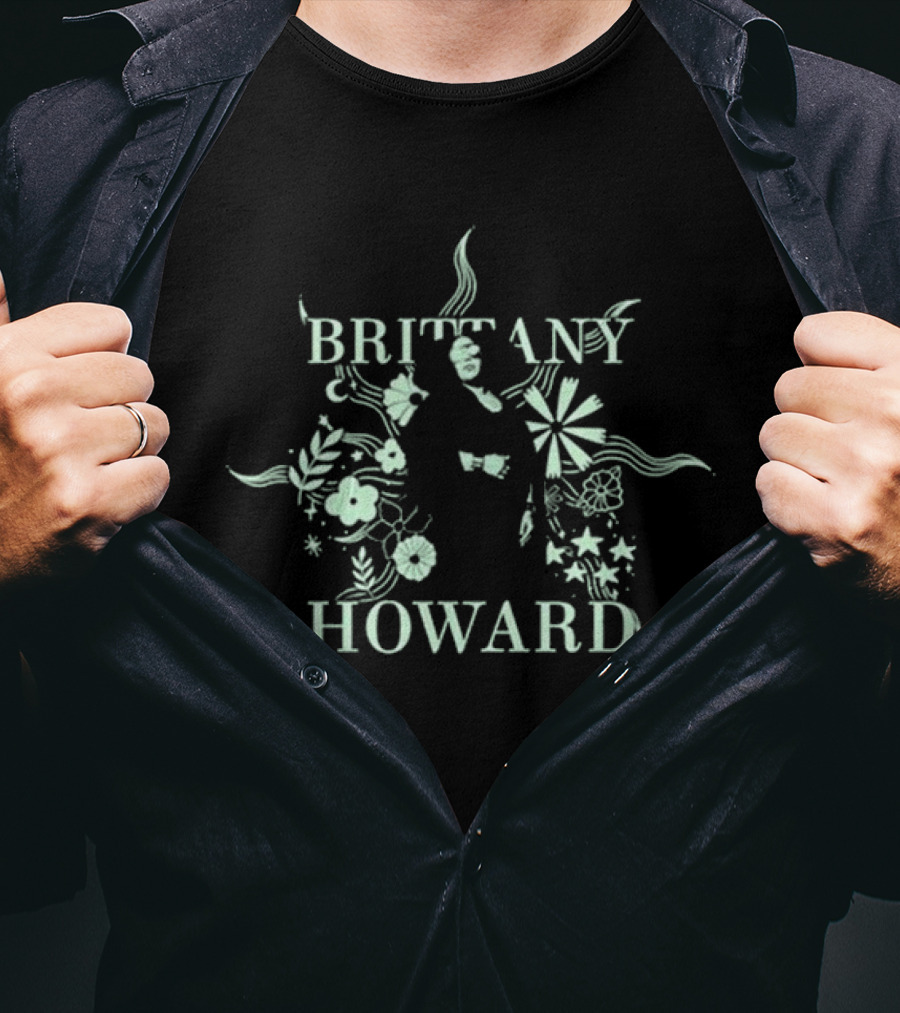 BRITTANY HOWARD Flower And Stars Motif T-Shirt