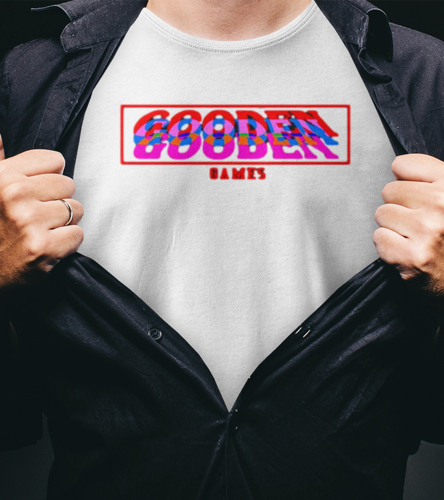 Drew Gooden Merch Gooden Games Glitch Text T-Shirt