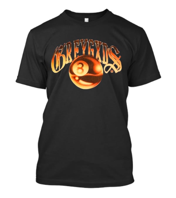 Greygods Vintage Number 8 Ball T-Shirt