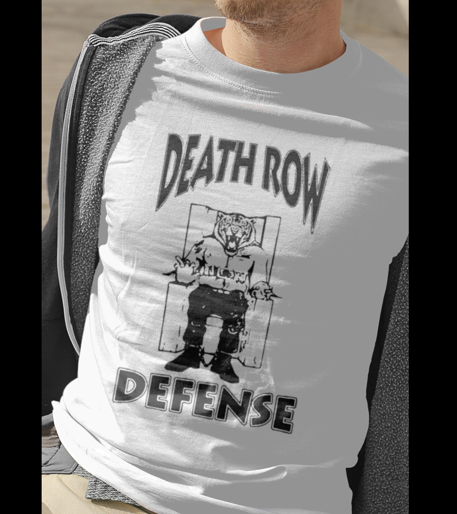 Missouri Tigers Death Row Defense Football Tiger Electric Chair T-Shirt
