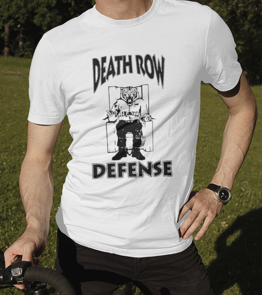 Missouri Tigers Death Row Defense Football Tiger Electric Chair T-Shirt