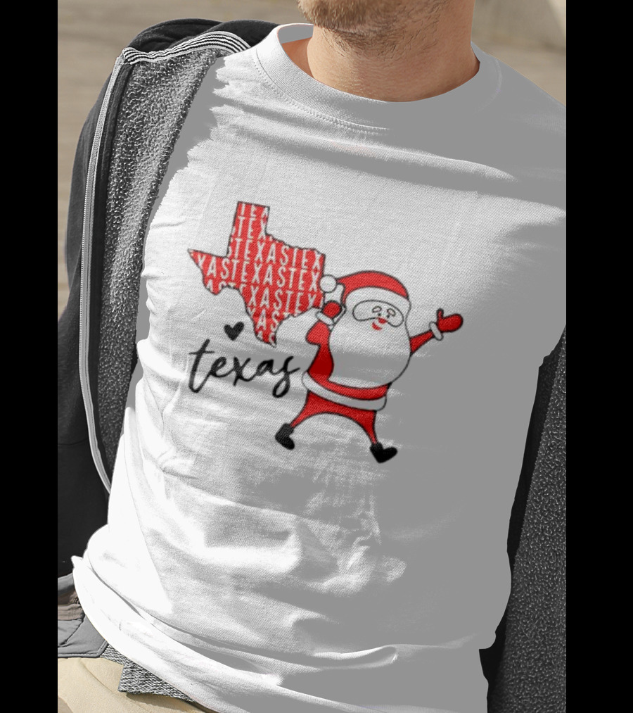 Texas Santa Claus Christmas Cheer T-Shirt