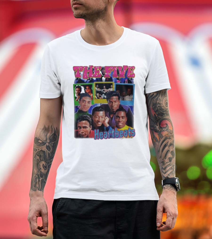 The Five Heartbeats Movie Cast Collage T-Shirt