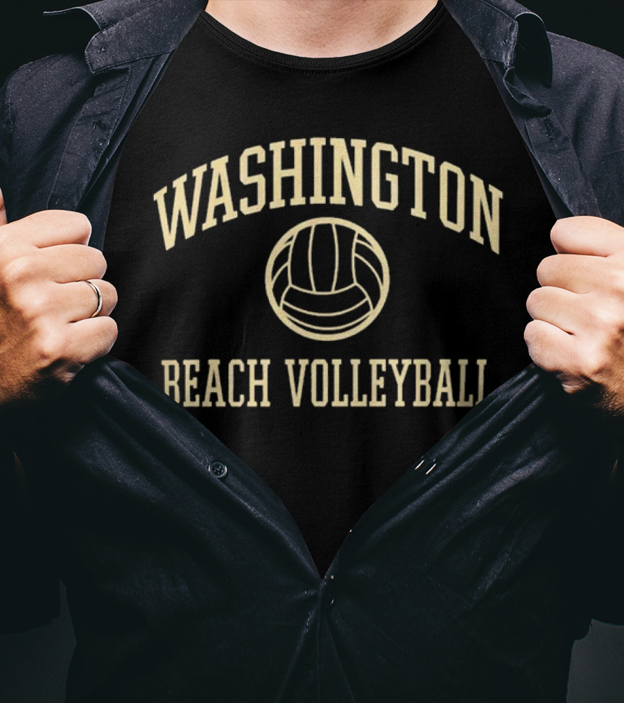 Washington Huskies Beach Volleyball Washington Beach Volleyball T-Shirt