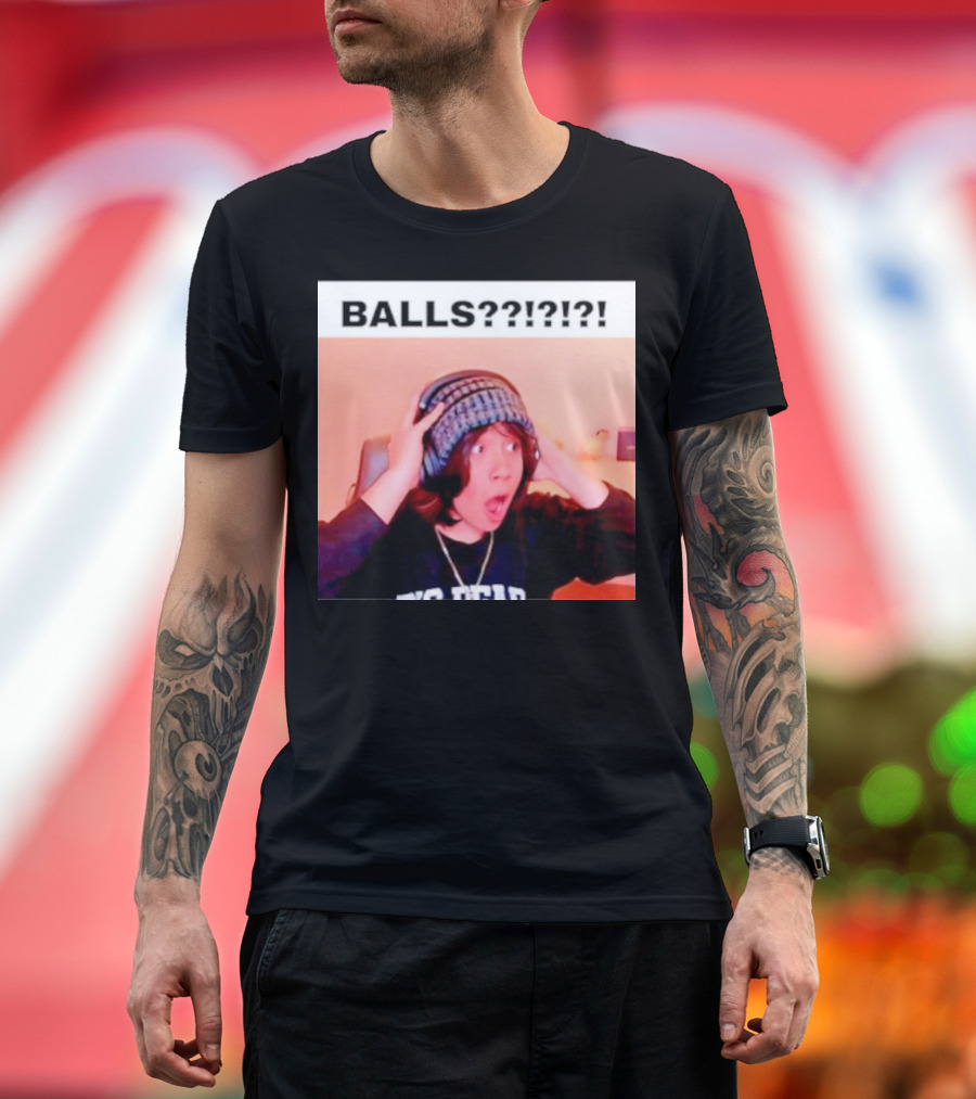 BALLS??? Quackity Reaction Meme T-Shirt