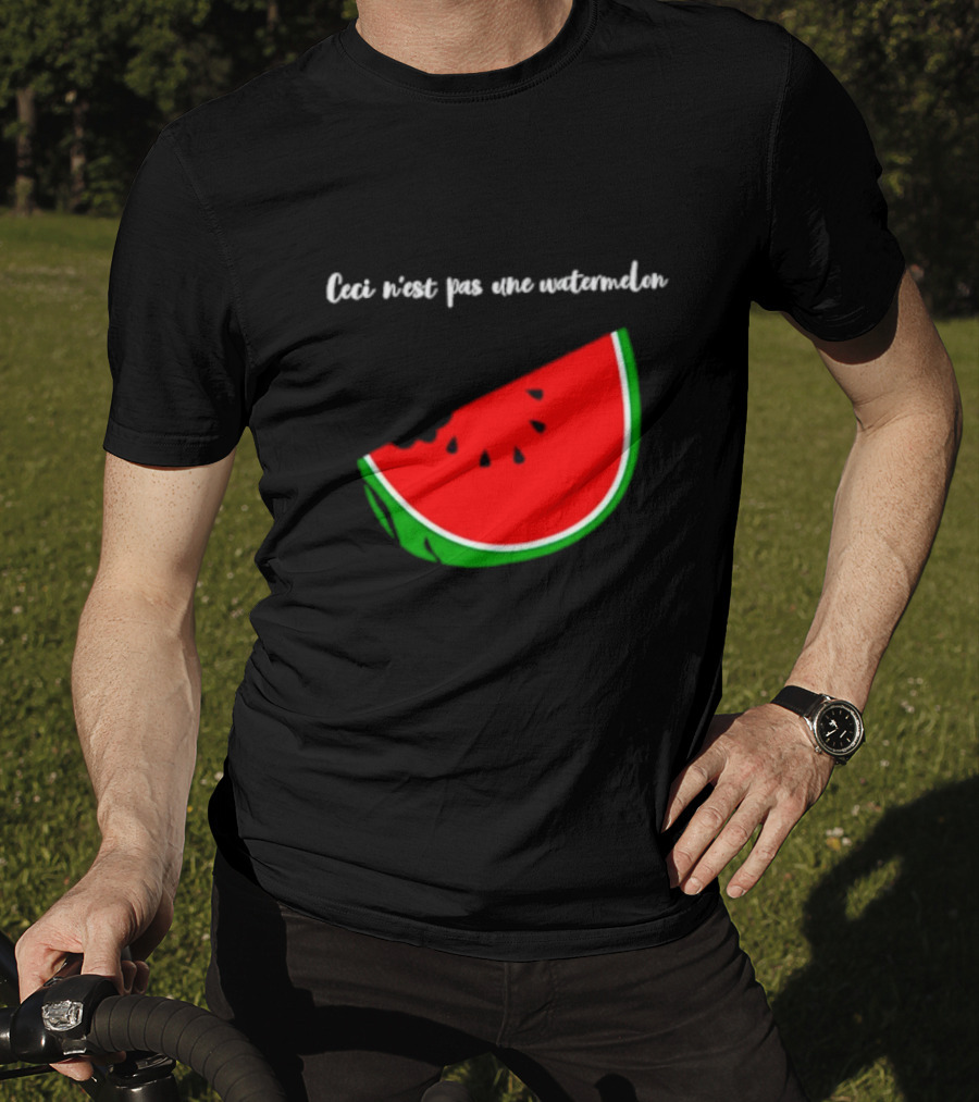 Ceci N’est Pas Une Watermelon Slice Magritte T-Shirt