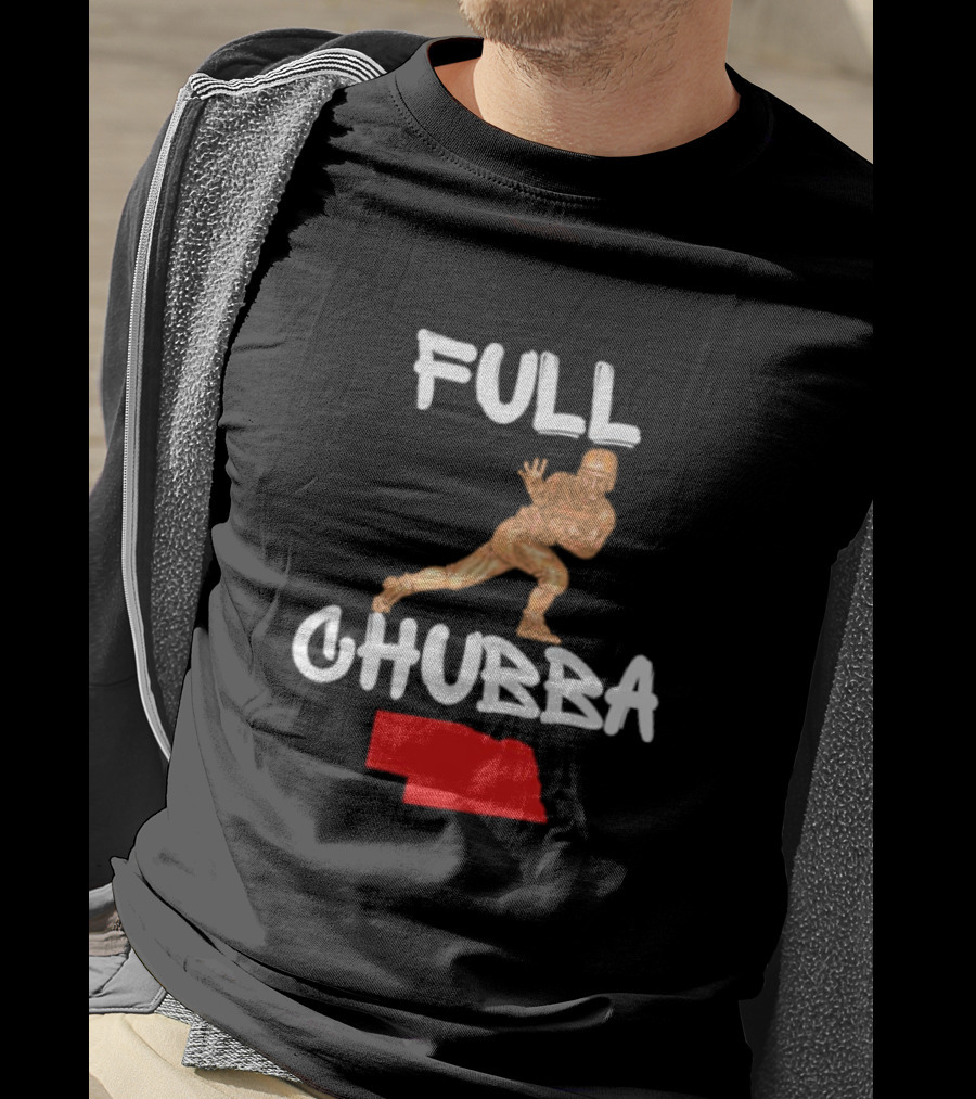 Full Chubba Nebraska Football Running T-Shirt