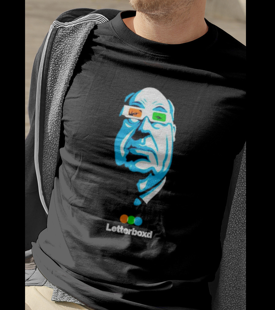 Hitch Portrait Pop Art Letterboxd T-Shirt