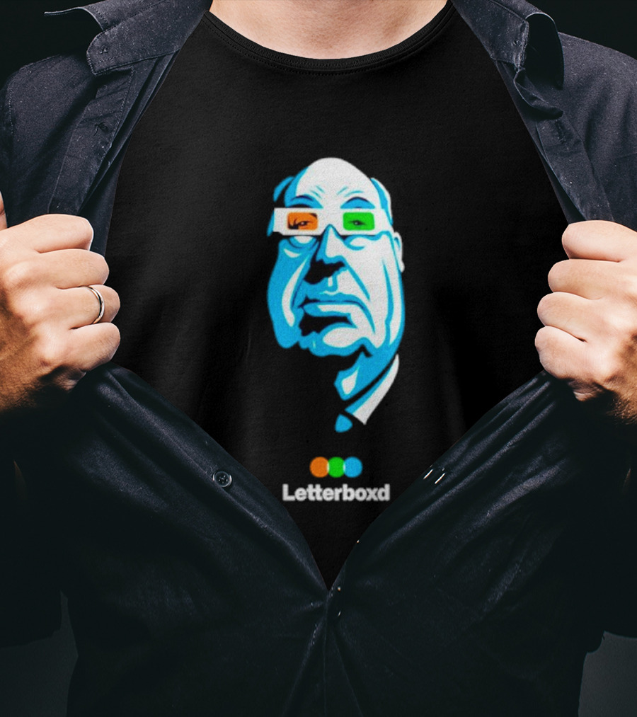 Hitch Portrait Pop Art Letterboxd T-Shirt