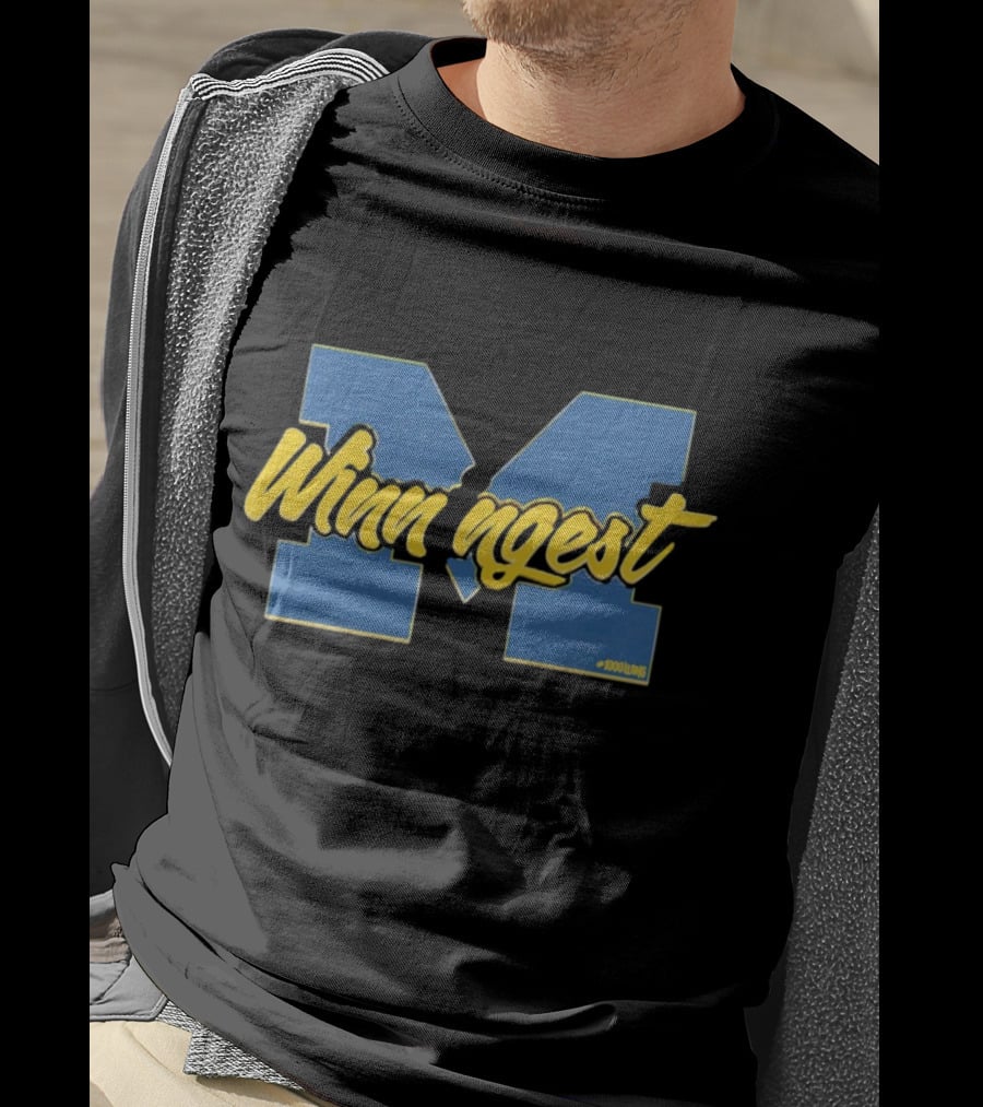 Michigan Wolverines Winningest Block M T-Shirt