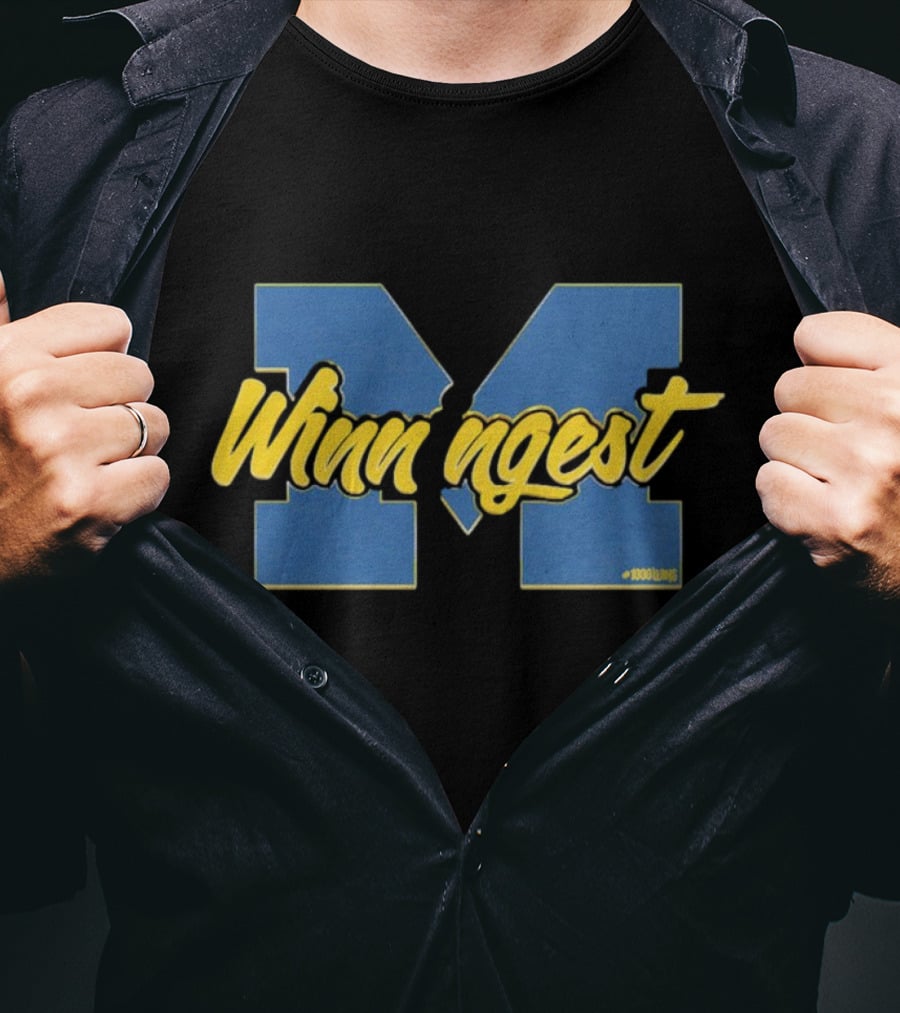 Michigan Wolverines Winningest Block M T-Shirt