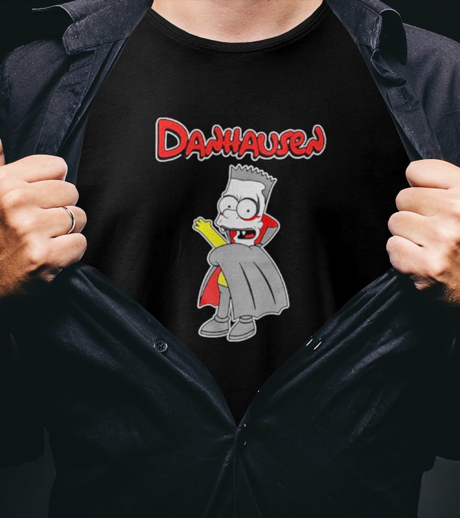 Danhausen Bootleghausen Cartoon Homage Character Mashup T-Shirt