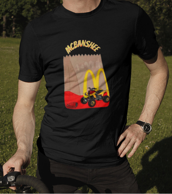 MCBANSHEE Logo Bag With Yellow Quad Bike And McDonald's Arches T-Shirt