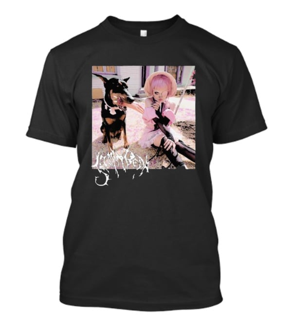 Jazmin Bean Yandere Aesthetic Pink Wig Dog T-Shirt