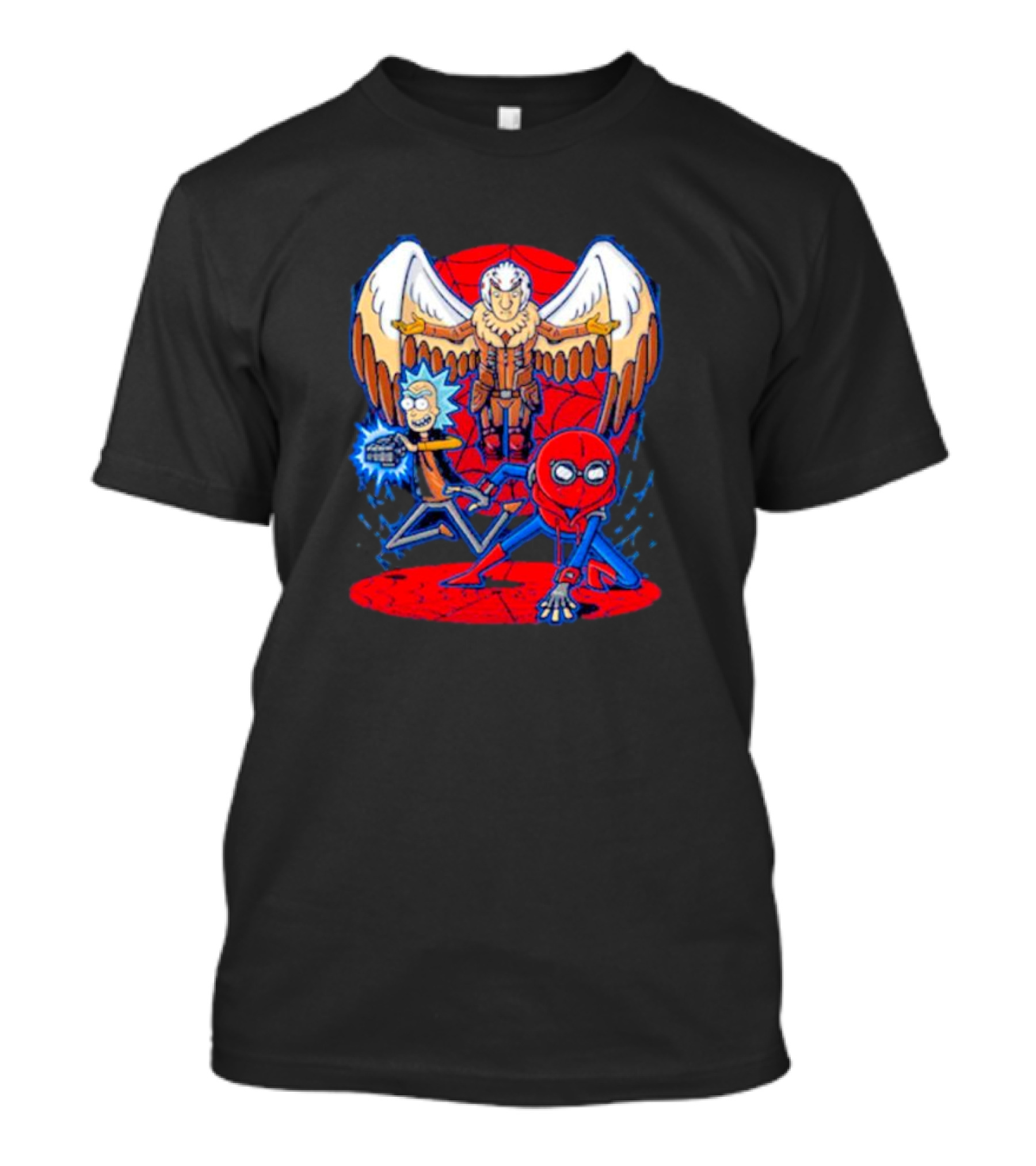 Rick Morty Spider-Man Vulture Mashup T-Shirt