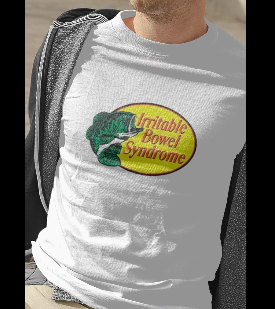 Irritable Bowel Syndrome Bass Fish T-Shirt