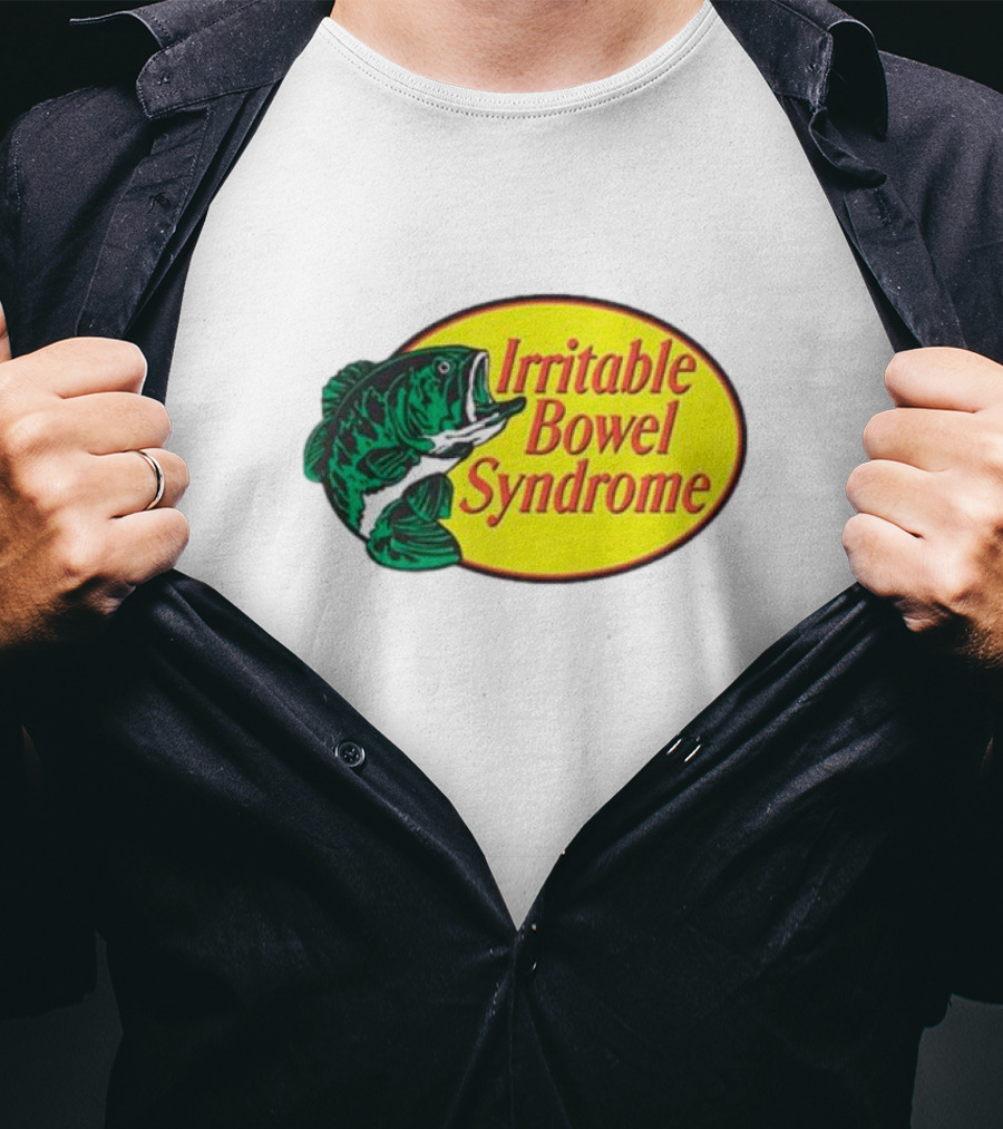Irritable Bowel Syndrome Bass Fish T-Shirt