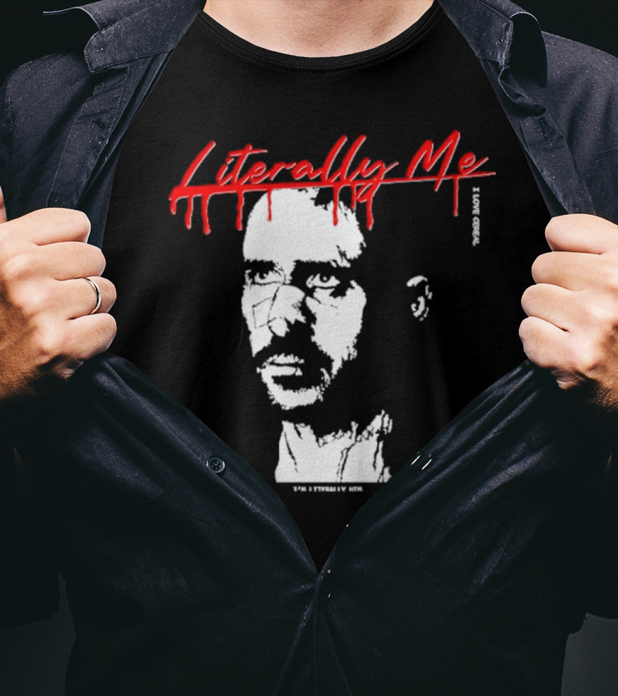 Literally Me Blade Runner 2049 Ryan Gosling I Love Cereal T-Shirt