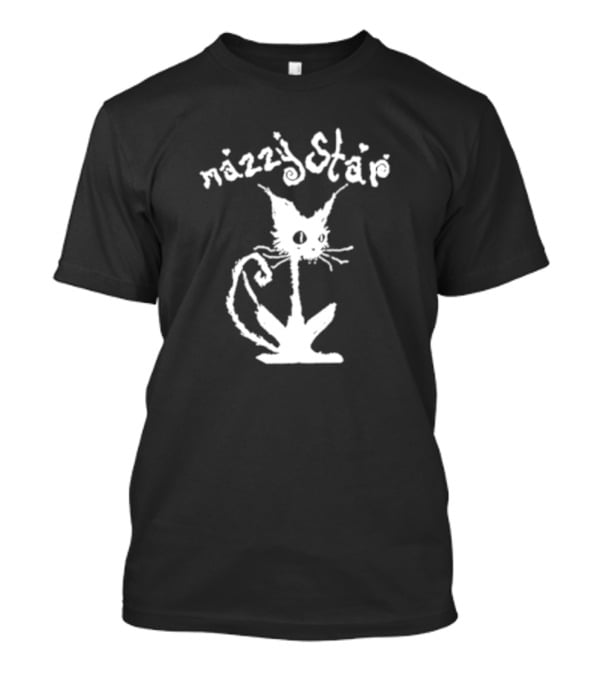 Mazzy Star Black Cat Iconic Whimsical T-Shirt
