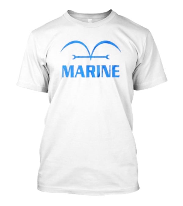 One Piece Marine Insignia Blue T-Shirt