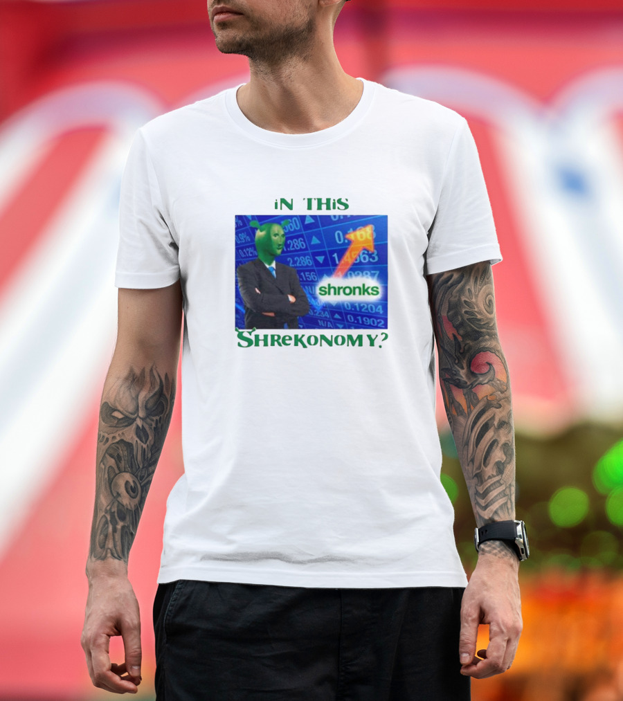 In This Shrekonomy Shronks Stock Market T-Shirt