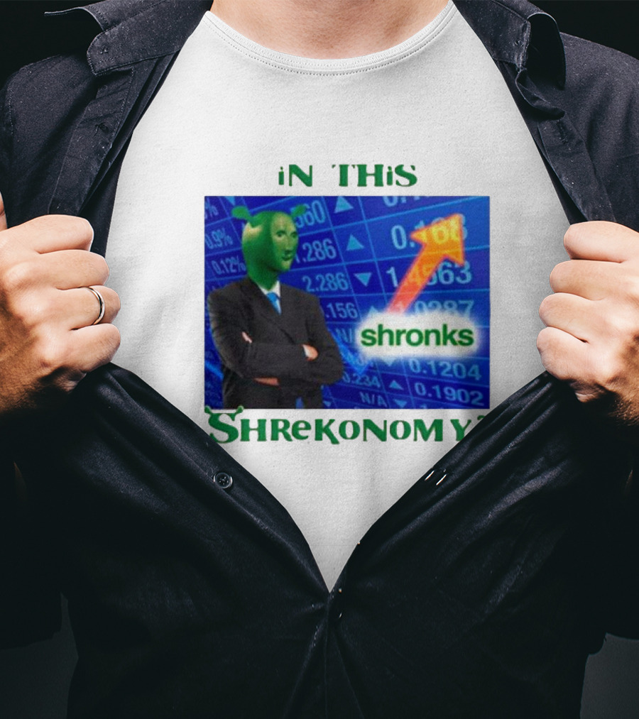 In This Shrekonomy Shronks Stock Market T-Shirt