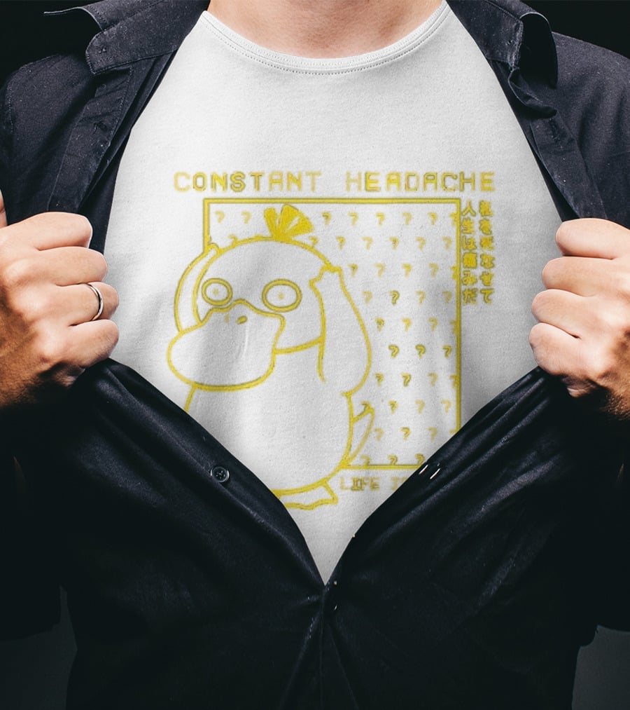 Constant Headache Psyduck Life Is Pain T-Shirt