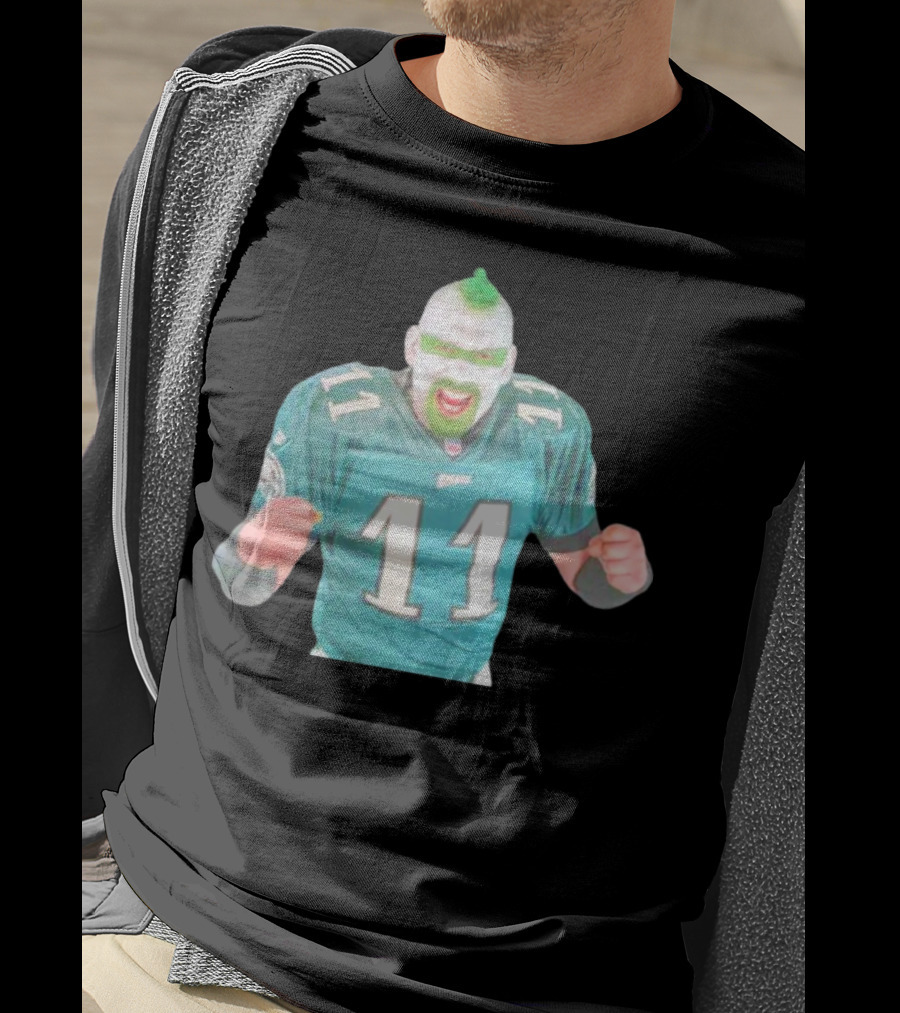 Jamie Pagliei The Philly Sports Fanatic In Eagles Jersey 11 T-Shirt