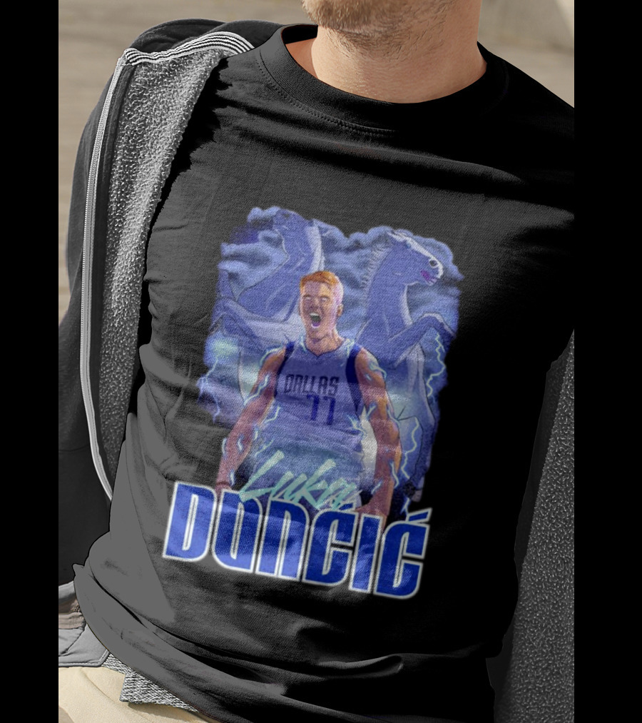 Luka Doncic Dallas Mavericks Basketball Mavericks Player T-Shirt