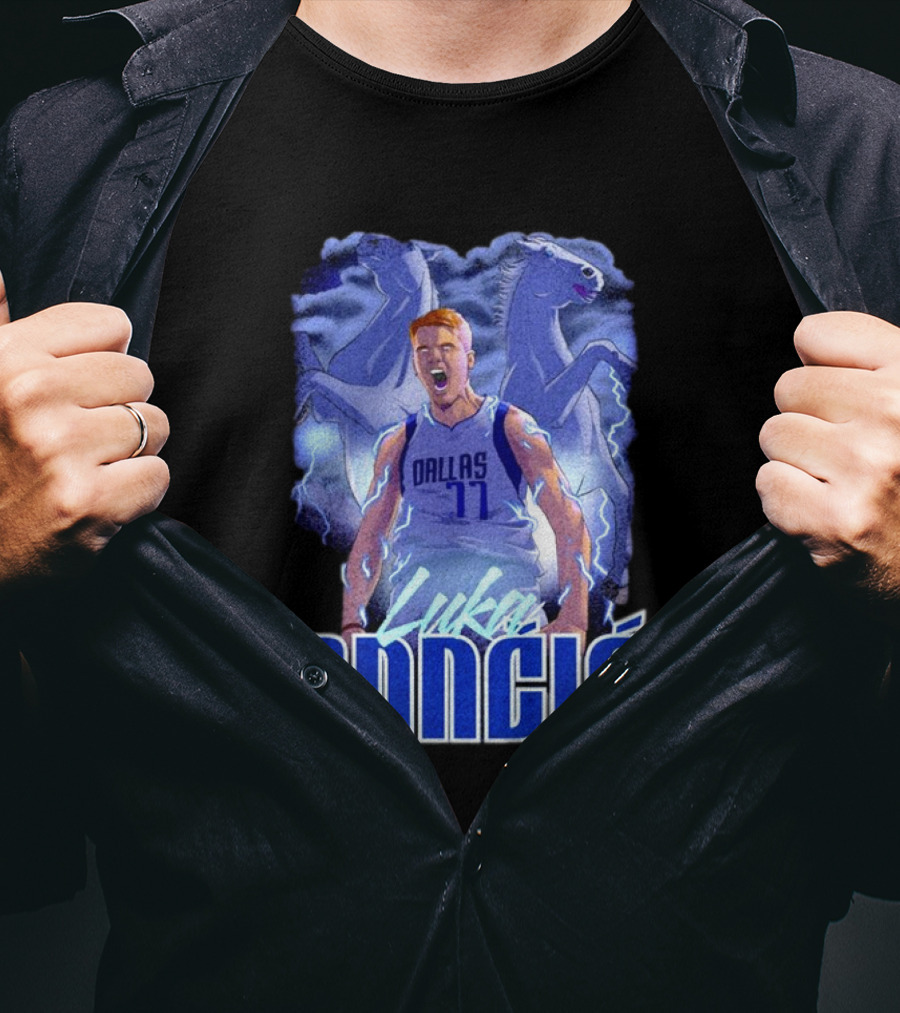 Luka Doncic Dallas Mavericks Basketball Mavericks Player T-Shirt