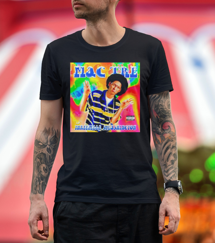 Mac Tre is Threezelle Splashington Vibrant Hip-Hop T-Shirt