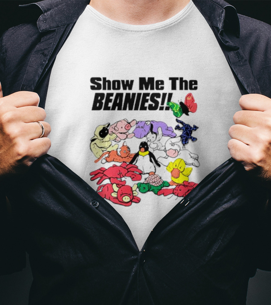Show Me The Beanies Colorful Toy Collection T-Shirt