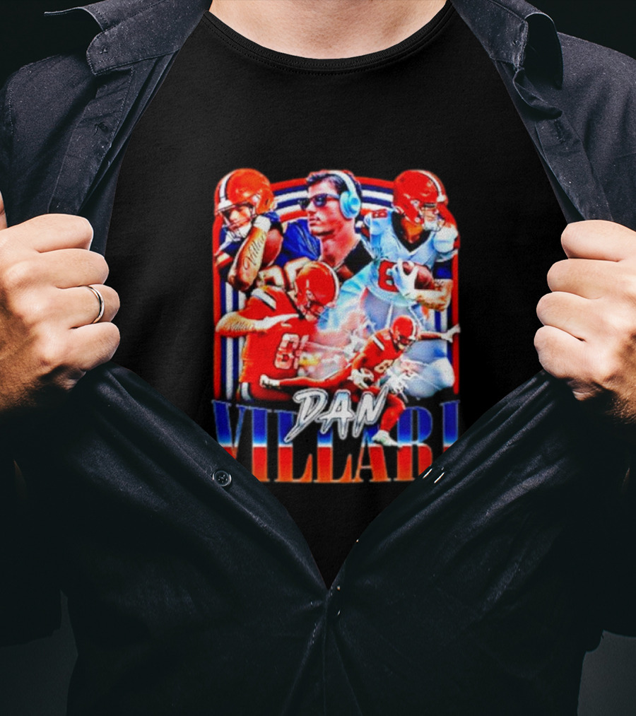 Syracuse University Dan Villari Football Action Collage T-Shirt